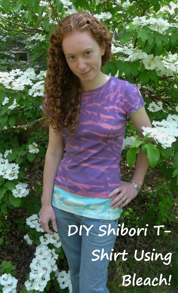 DIY Shibori T-Shirt Using Bleach