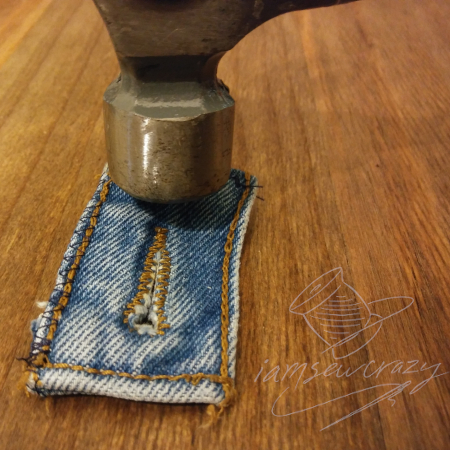 hamring jeans knappen på linning extender